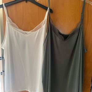 Maurice’s Lace Trim Crepe Camis (2)